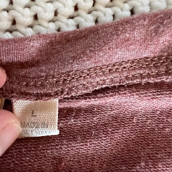 Mind Over Matter Mauve Pink Pocket Jersey Dress Large - Picture 10 of 11